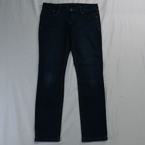 Express 6 Low Rise Jegging Dark Wash Stretch Denim Jeans‎